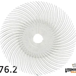 Spazzole radiali Bristle 3M filo curvo Tipo C Ø 76.2 mm grana 120 (40pz) Solo Oggi