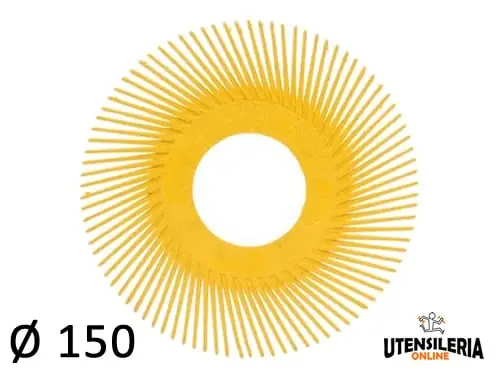 Quantità Limitata Ricariche per spazzola radiale Bristle 3M Tipo A Ø 150 mm grana 80 (40pz)