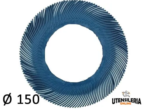 Solo Oggi Ricariche per spazzola radiale Bristle 3M Tipo C Ø 150 mm grana 400 (40pz)