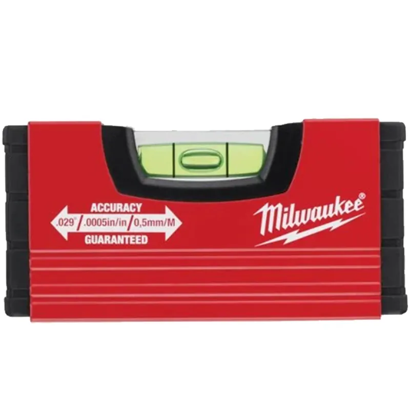 Mini Livella a Bolla MILWAUKEE Lunghezza 10 cm Piccola Tascabile Professionale Compatta 4932459100 Reso Gratuito