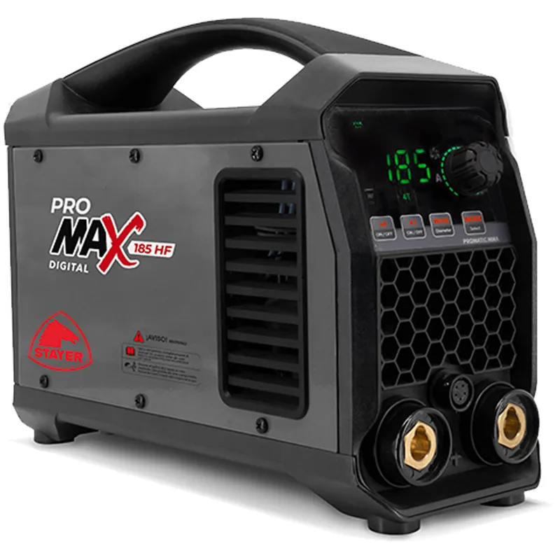 Promo Stagionale Saldatrice 185A con Tecnologia Inverter ad Alta Frequenza Monofase 230V per Saldatura Elettrodo Rutile Rivestito MMA modello PROMAX 185 HF K