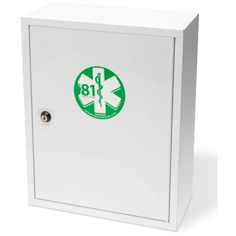 Compra Oggi Stesso Armadietto di Pronto Soccorso in Metallo DM 338 605/M Allegato 1 Maggiorato PVS First Aid Cassetta Medica Completa Kit Aziende Gruppo A e B articolo CPS659