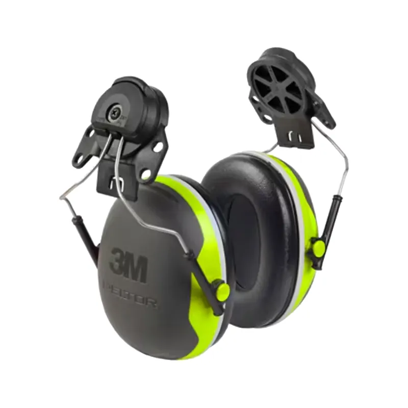 Cuffie Auricolari DPI Antirumore 3M PELTOR con attacco per elmetto, ad alta visibilità, riduzione rumore 32 dB modello X4P3 Popolare