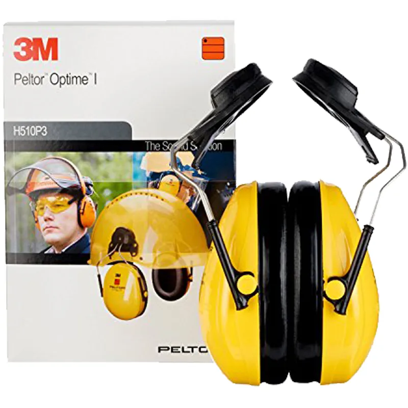 Cuffia Anti Rumore Attacco Elmetto 3M PELTOR OPTIME I Attenuazione 26 dB DPI H510P3E-405-GU Spedito Oggi