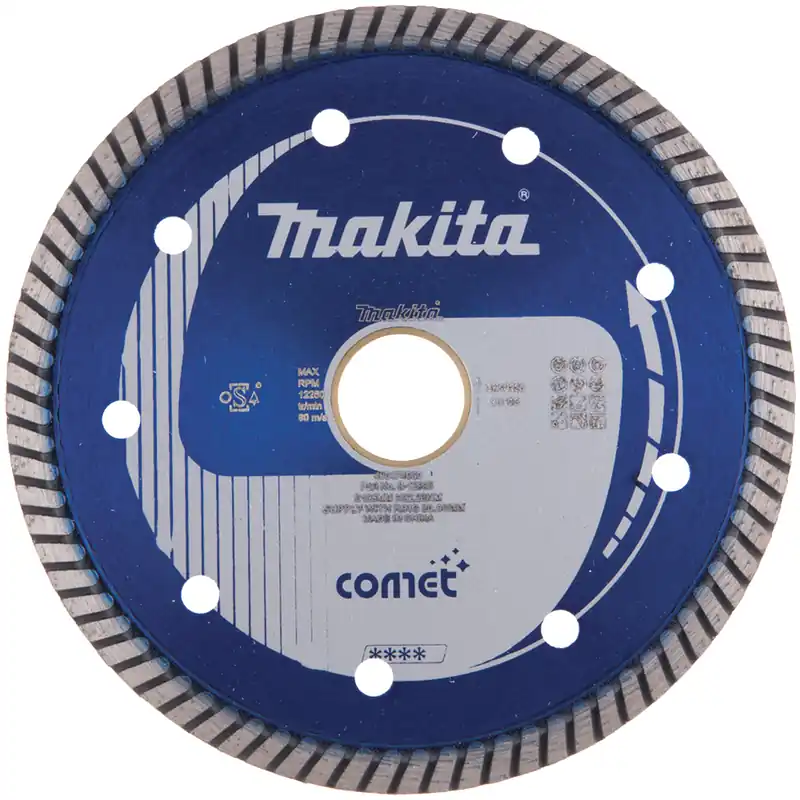 Prezzo Ridotto Disco Diamantato Ø115-350mm COMET CORONA TURBO MAKITA Taglio a Secco Umido per Cemento Mattone Autobloccanti Pietra