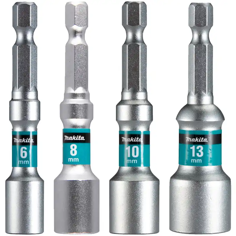 Offerta Inserti Chiavi a Bussola Esagonale 1/4″ MAKITA Punta Torsion 65mm per Avvitatore a Impulsi