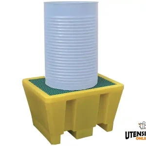 Quantità Limitata Vasca di raccolta sostanze acide e alcaline da 225 litri in plastica per 1 fusto Airbank