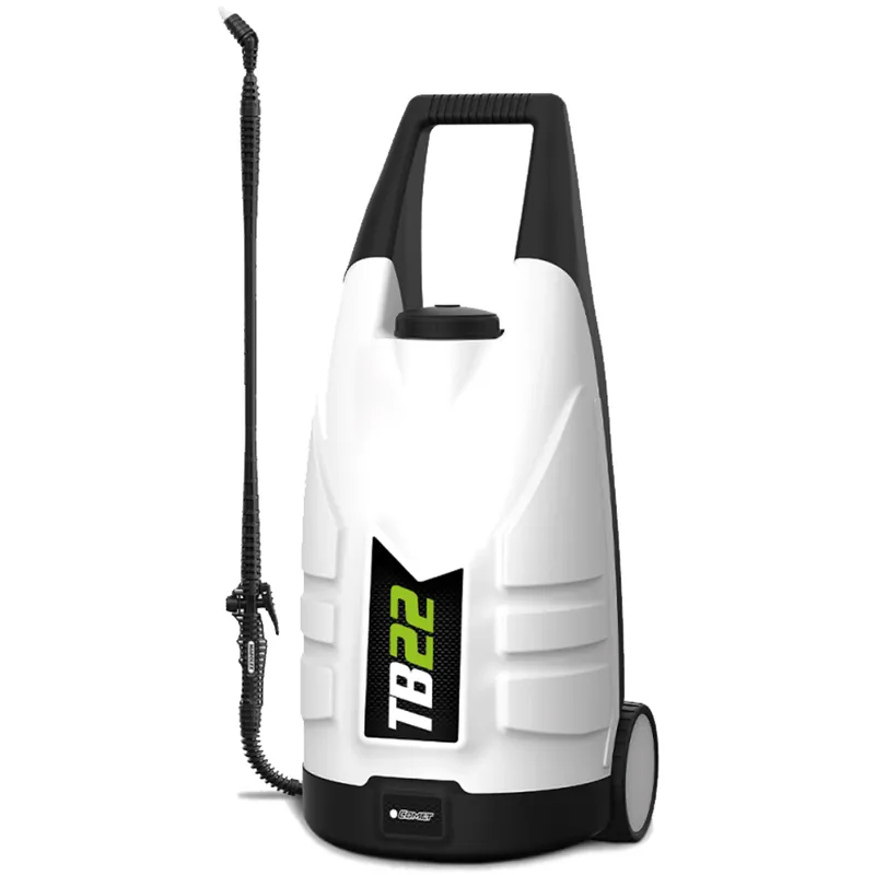 Irroratore Nebulizzatore Portatile a Batteria 3.4Ah COMET Pompa 6 bar per Sanificare Diserbare Capacità 22 Litri Atomizzatore modello TB22 Scelto Dai Clienti