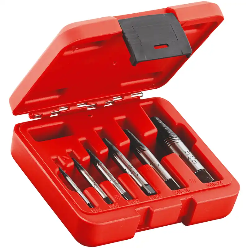 Serie di 6 Estrattori Conici USAG per Viti e Prigionieri Spezzati dalla 1 alla 6 Set Kit articolo 458 S6 Più Venduto