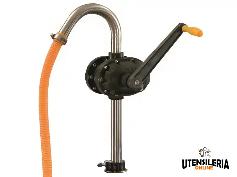 Pompa manuale a doppia girante rotativa per acidi e prodotti chimici portata 100 L/min Direttamente Dal Produttore