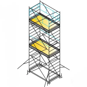 Miglior Prezzo Ponteggio SYSTEM 75X180 Marchetti in acciaio m 0.75x1.80x6.50