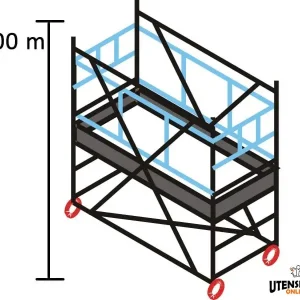 Ponteggio GRIM EU 75 Marchetti m 0.75x1.65x2.00 base normale Ø 150 Promozione