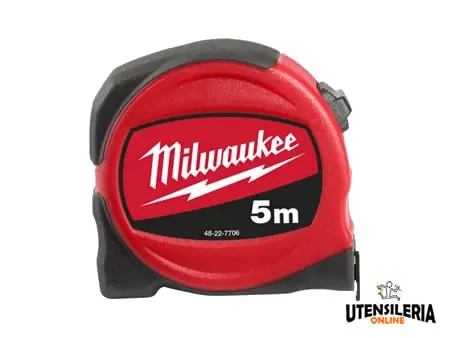 Flessometro Slim Milwaukee 5 metri x 25mm Economico