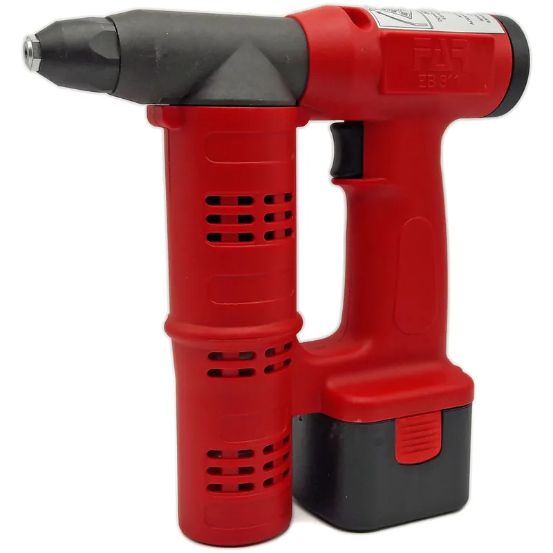 Rivettatrice a Batteria 12V FAR per Rivetti Ø 2,4 – 6,0 mm con Forza Max 15000 Nm con Accessori modello EB310 EXTRA Occasione