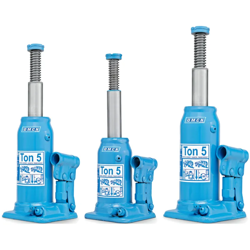 Cric Idraulico a Bottiglia 5 Ton OMCN Sollevatore Martinetto Professionale 5000 Kg Crick Articolo 126 – 126/A – 126/B Ordina Subito