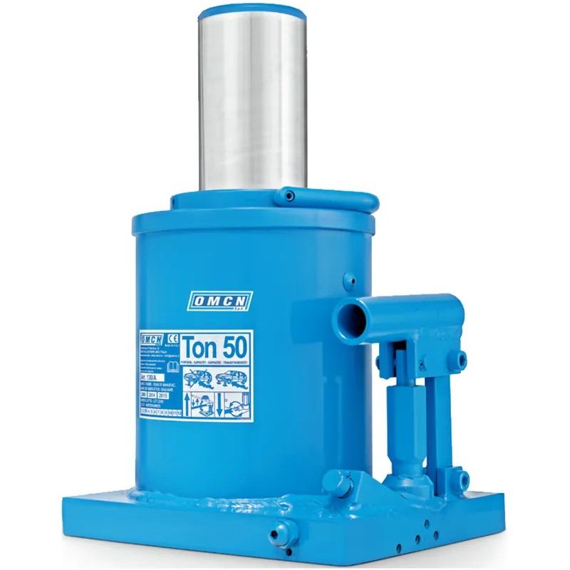 Ultime Pezzi Cric Idraulico a Bottiglia 50 Ton OMCN Sollevatore Martinetto Professionale 50000 Kg Crick Articolo 130/A