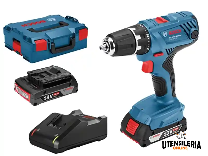 Trapano avvitatore GSR 18V-21 Bosch a batteria 18V in valigetta Pagamento Sicuro