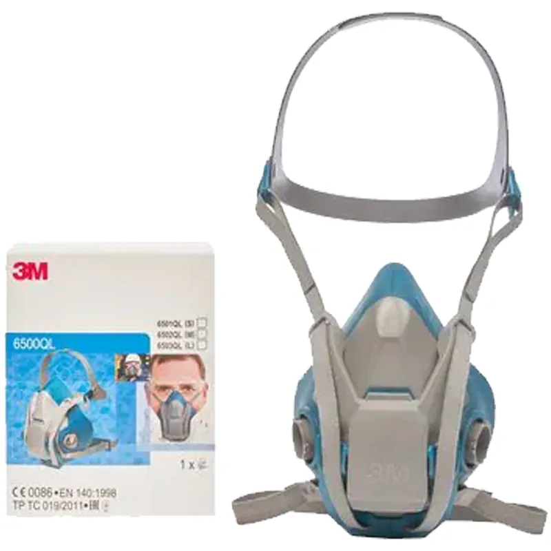 Prezzo Di Fabbrica Semimaschera Riutilizzabile 3M Respiratore Semi Facciale Attacco Filtri a Baionetta DPI serie 6500QL