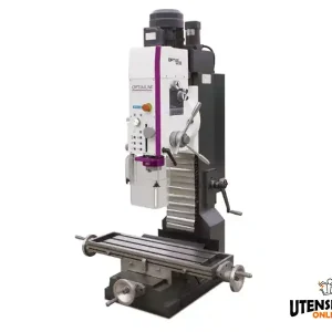 Trapano fresatrice Optimum MH 50G con cambio manuale 12 velocità Soddisfatti O Rimborsati