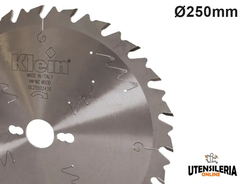 Lama circolare universale per multilame HW Klein Ø250x30mm 24 denti Saldi