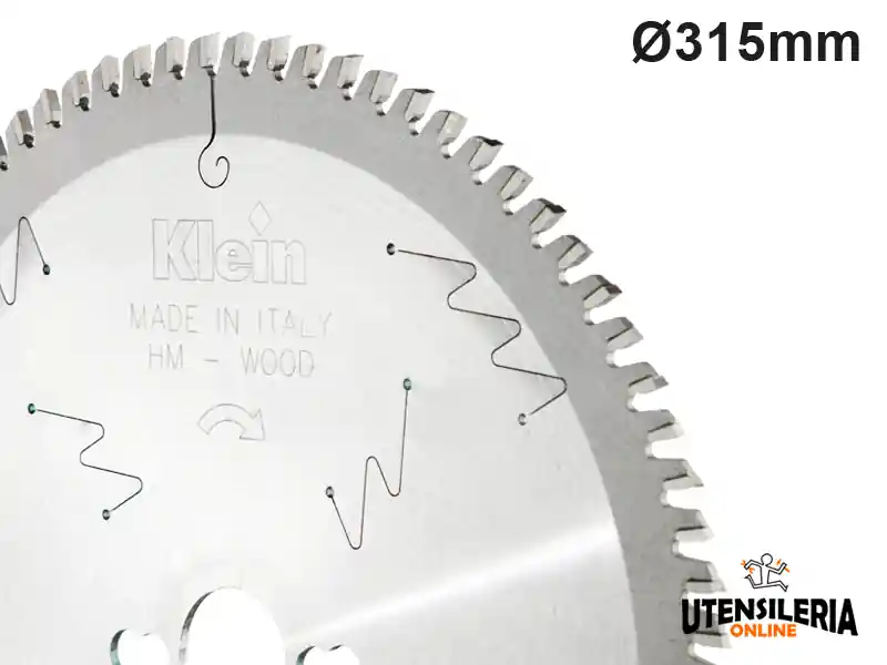 Compra Online Lama circolare universale HW Klein Ø315x30mm 72 denti