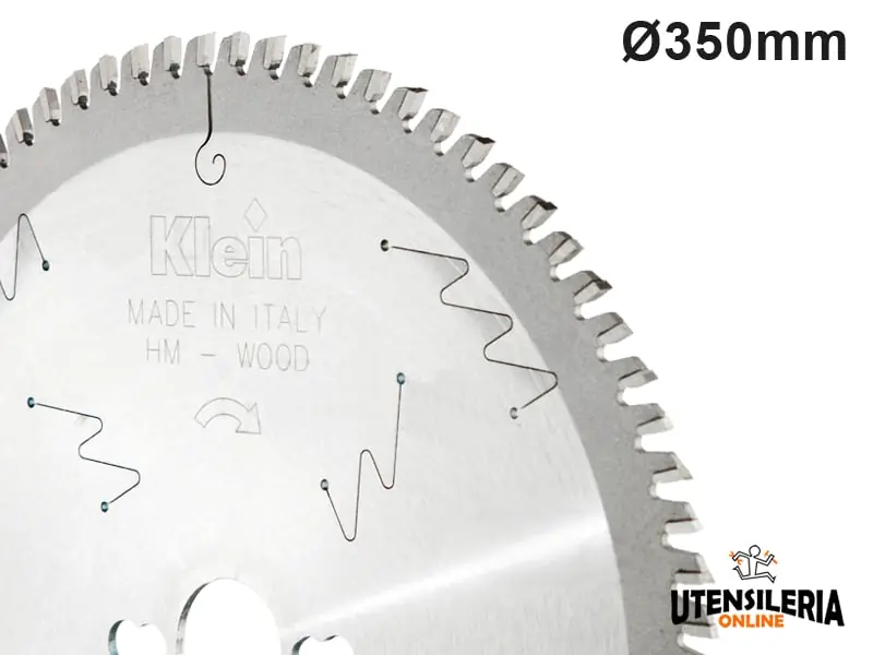 Lama circolare universale HW Klein antisibilo Ø350x30mm 84 denti Solo Oggi
