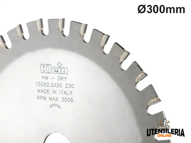 Offerta Lampo Lama circolare Dry Cut HW Klein Ø300x30mm 60 denti