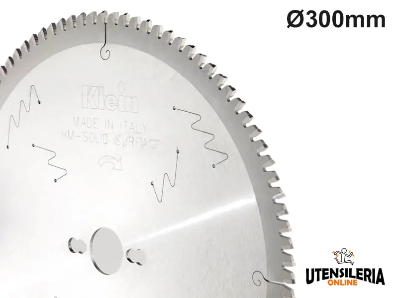 Nuova Collezione Lama circolare per superfici solide HW Klein Ø300x30mm