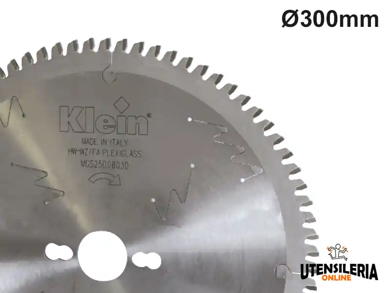 Non Perdere Lama circolare per plexiglass HW Klein Ø300x30mm