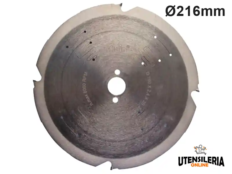 Lama circolare diamantata Klein per cartongesso e fibrocemento Ø216x30mm 8 denti Direttamente Dal Produttore