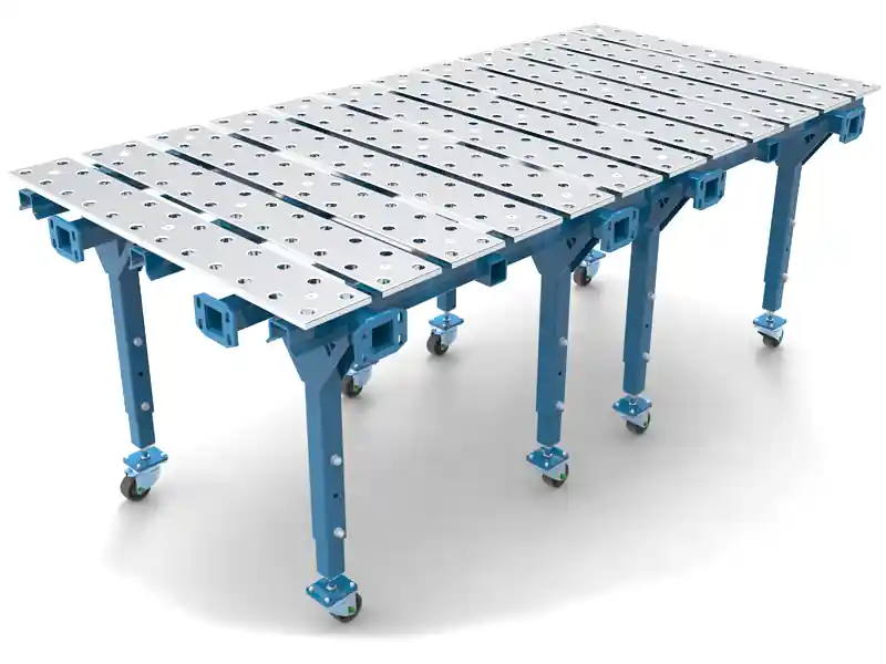 Banco per saldatura SteelPro GPPH 1x2mt in acciaio a piastre espandibile Prezzo Conveniente
