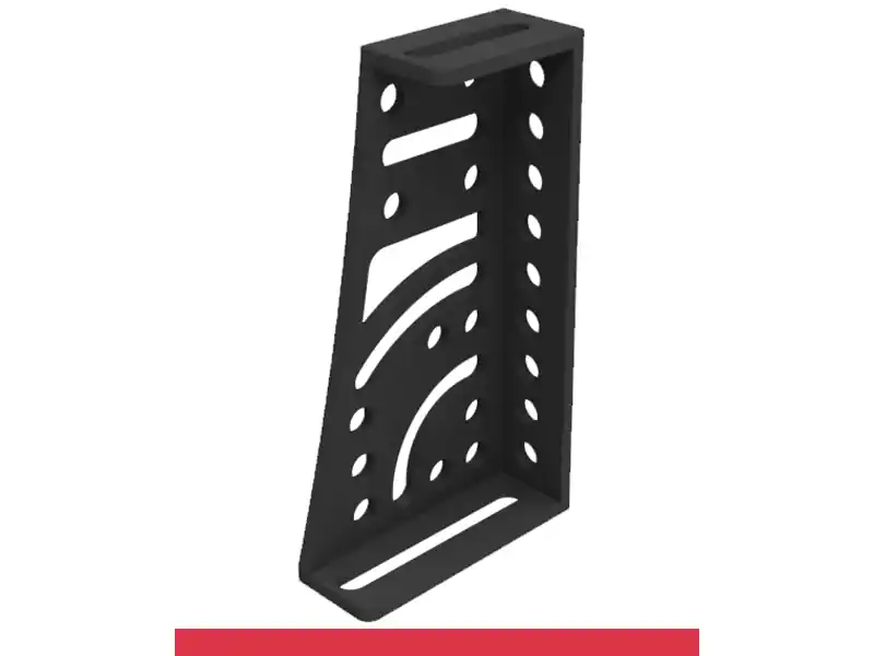 Compra Online Squadra di battuta 275x500x175x100mm destra SteelMax GPPH, spessore 15mm, fori 28mm