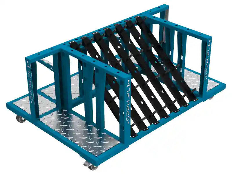 A Buon Prezzo Carrello portautensili GPPH Trolley M 1300x900x600mm per accessori tavoli saldatura, fori 16mm