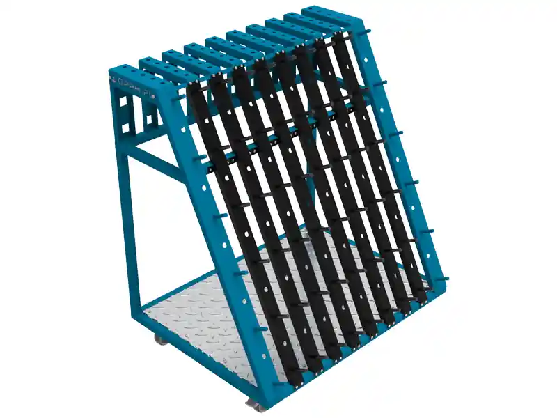 Novità Carrello portautensili GPPH Trolley L 1000x800x1130mm per accessori tavoli saldatura, fori 16mm