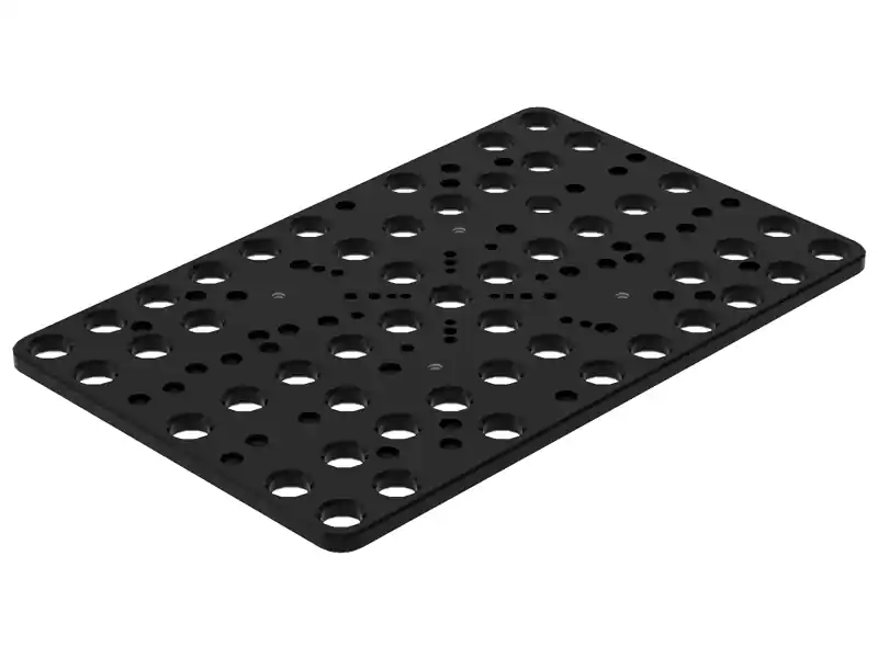 Piastra di montaggio per tubazioni GPPH 550mm per tavoli fori 28mm Prezzo Scontato