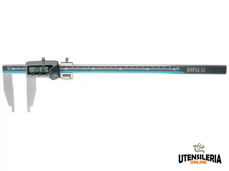 Professionale Calibro Rupac digitale IP40 in acciaio INOX, misura fino a 300 mm