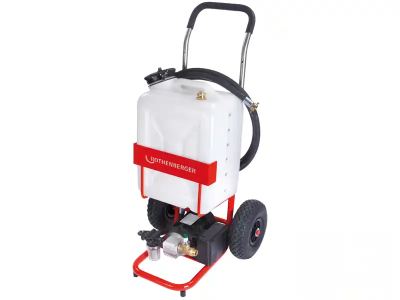 Nuova Collezione Rothenberger unità elettrica Rosolar Pump per sciacquare impianti circuito chiuso