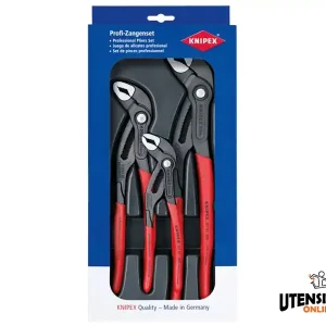 Compra Online Knipex assortimento pinze regolabili Cobra per tubi e dadi, 180-250-300mm