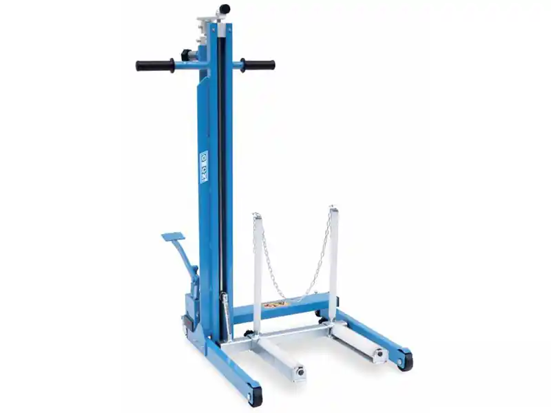 Spedito Oggi Sollevatore idraulico per ruote e pneumatici OMCN SIF-XR, portata 100Kg