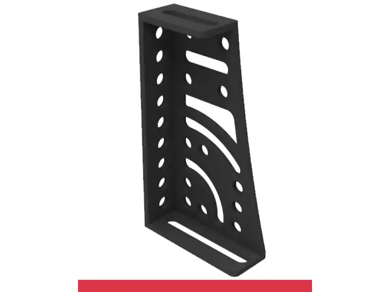 Più Venduto Squadra di battuta 275x500x175x100mm sinistra SteelMax GPPH, spessore 15mm, fori 28mm