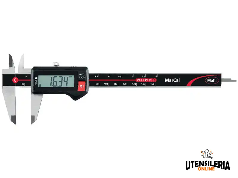 Consegna Rapida Calibro Rupac digitale IP40 in acciaio INOX, misura 150mm e 200mm