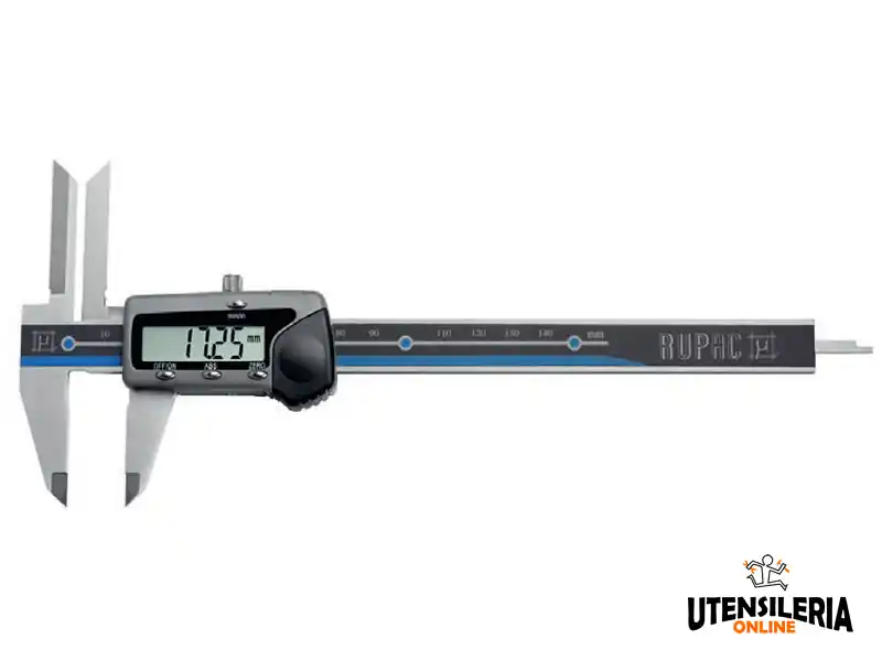 Calibro Rupac digitale IP40 in acciaio INOX per interni, misura 150mm Ultime Pezzi