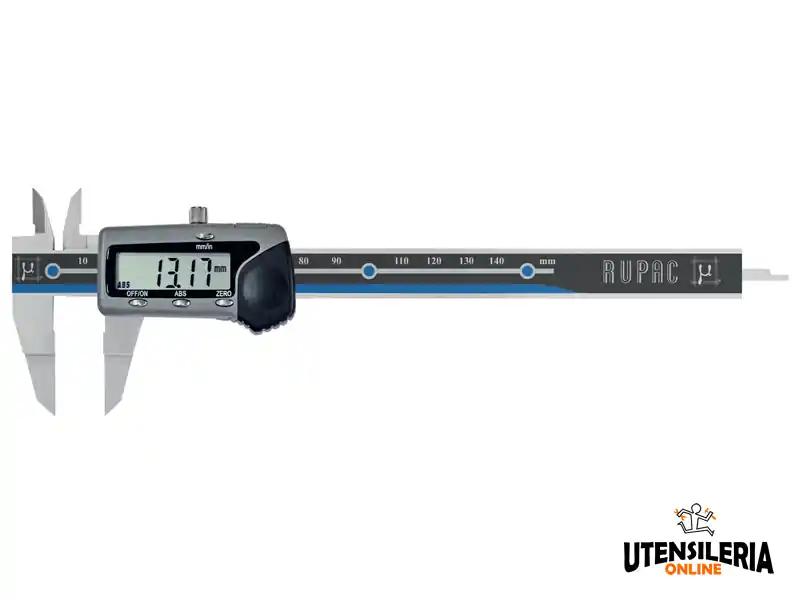 Calibro Rupac digitale IP40 in acciaio INOX con superfici ribassate, misura 150mm Miglior Prezzo