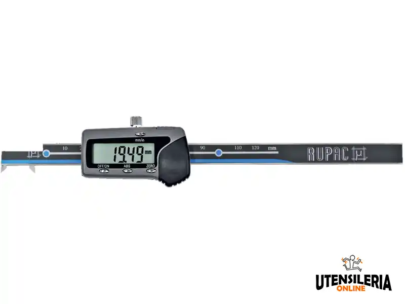 Calibro Rupac digitale IP40 in acciaio INOX per piccole cave, misura 140mm Pagamento Sicuro