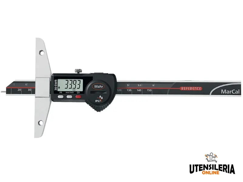Calibro Rupac digitale IP67 in acciaio INOX per profondità, misura fino a 300mm e uscita USB Nuovo Arrivo