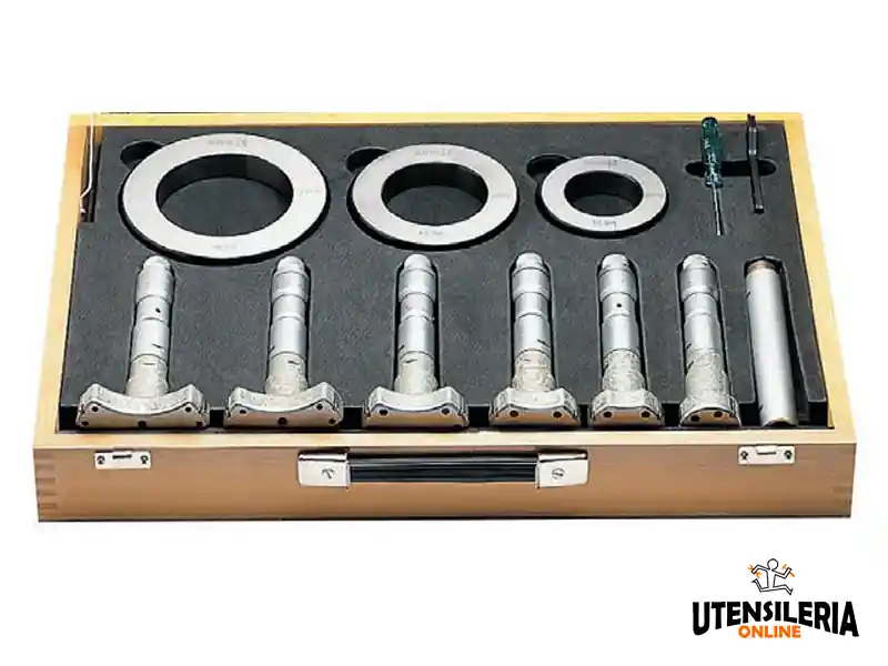 Compra Online Set micrometri per interni a tre punte Rupac MicroMet Plus, misura 40-100mm
