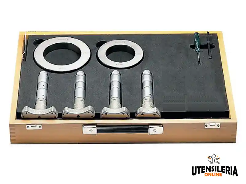 Consegna Rapida Set micrometri per interni a tre punte Rupac MicroMet Plus, misura 100-200mm