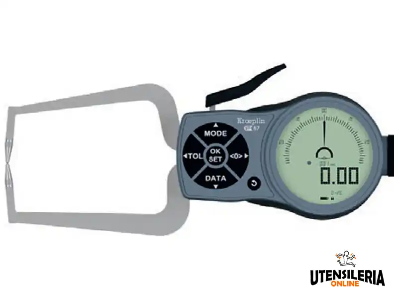 Comparatore millesimale a bracci tastatori esterni Rupac Digitronic Plus, 0-20mm Offerta Limitata