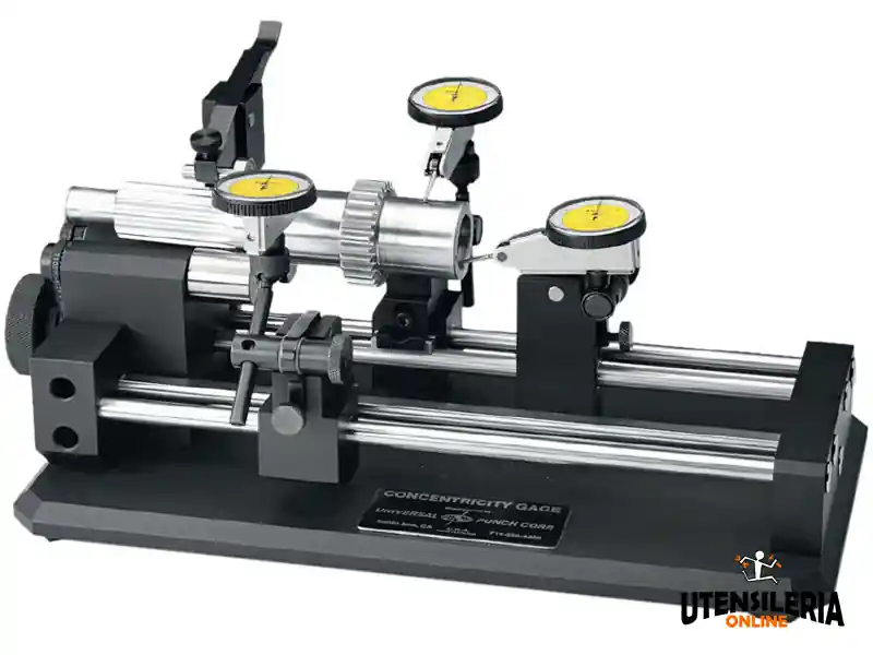 Apparecchio per controllo eccentricità Rupac KK1-10 con 3 supporti tastatore Spedizione Espresso