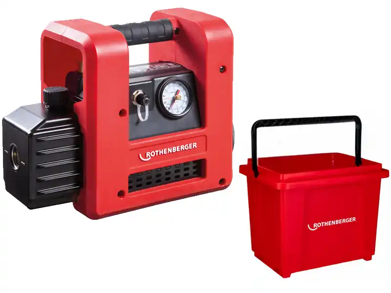 Acquista Ora Rothenberger pompa per vuoto Roairvac R32 1.5 42 l-min con cestino